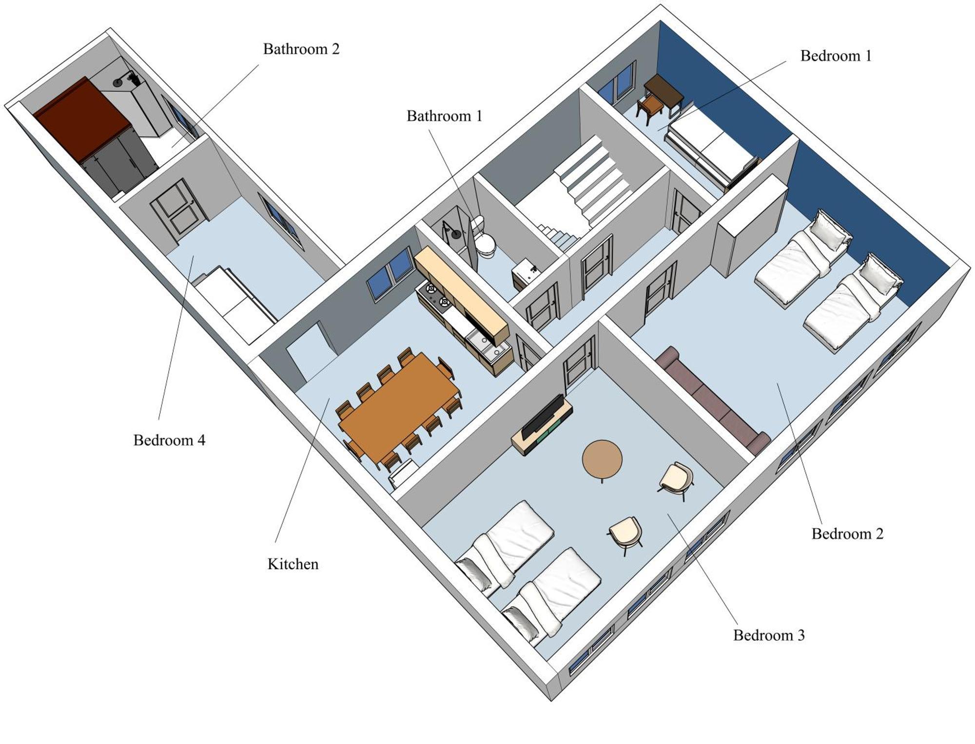Huge Apartment With Sauna And Free Parking ドゥイスブルグ エクステリア 写真